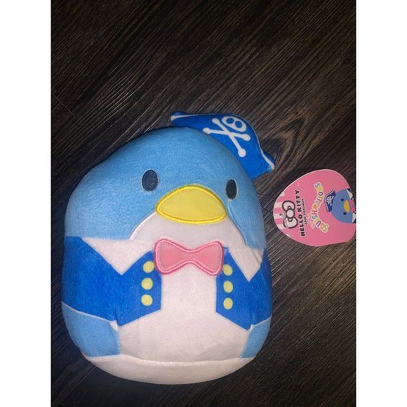NEW! Sanrio® Squishmallows™ Tuxedo Sam® Squishmallow Official Kellytoy - 6.5" - Picture 2 of 3